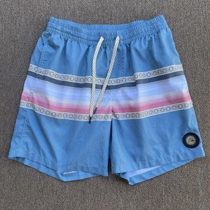 quiksilver board shorts size medium aztec southwest hombre blue